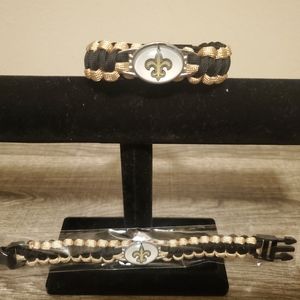 New Orleans Saints NFL Paracord Bracelet
